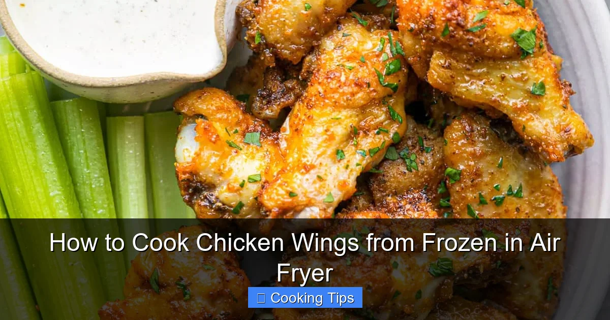 How to Cook Chicken Wings from Frozen in Air Fryer
