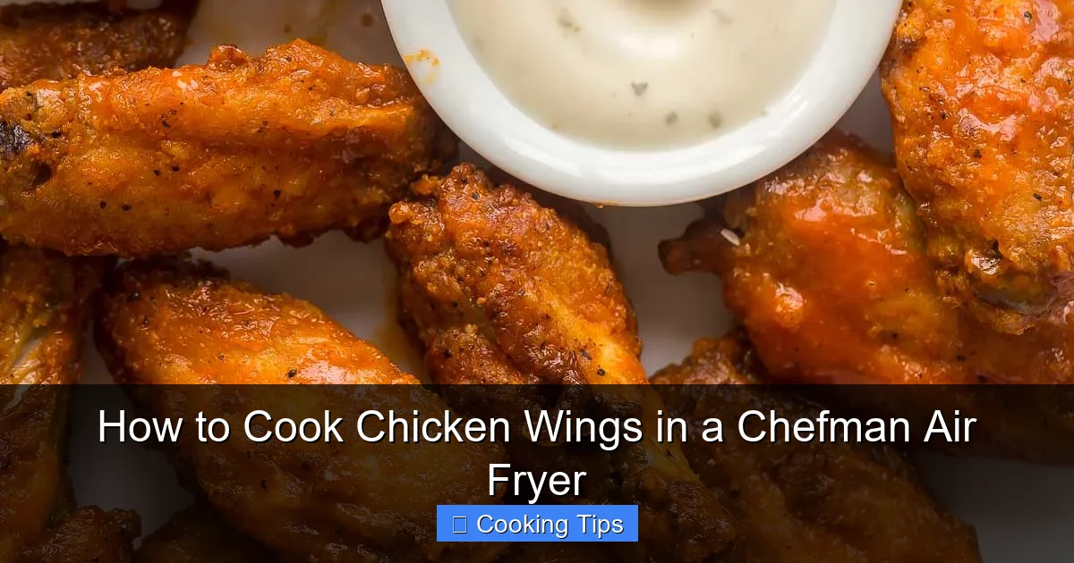 How to Cook Chicken Wings in a Chefman Air Fryer