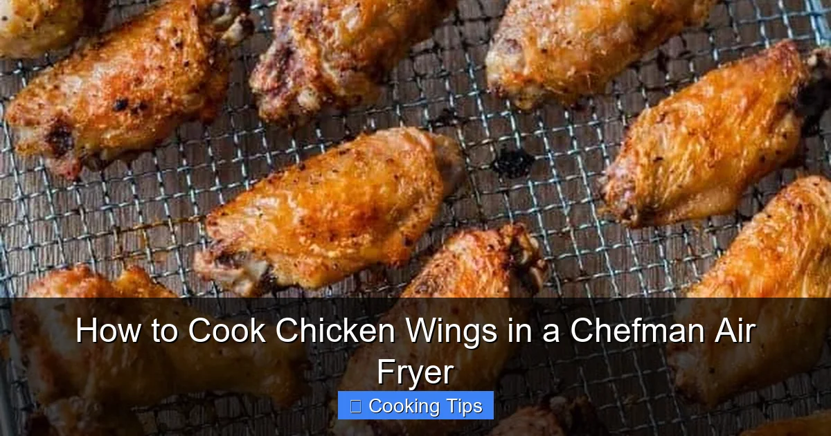How to Cook Chicken Wings in a Chefman Air Fryer