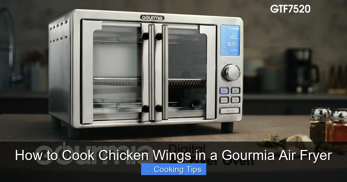 How to Cook Chicken Wings in a Gourmia Air Fryer