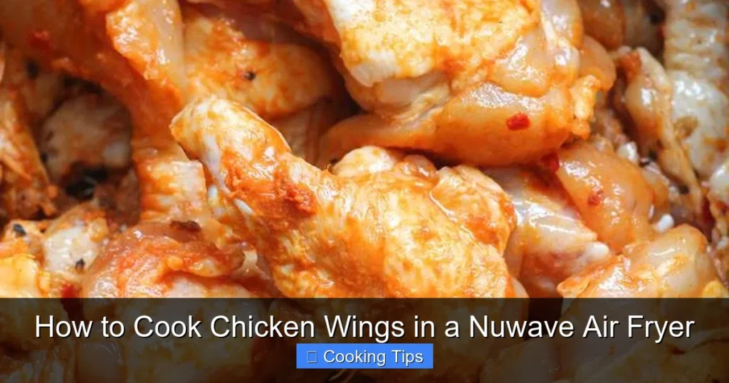 How to Cook Chicken Wings in a Nuwave Air Fryer