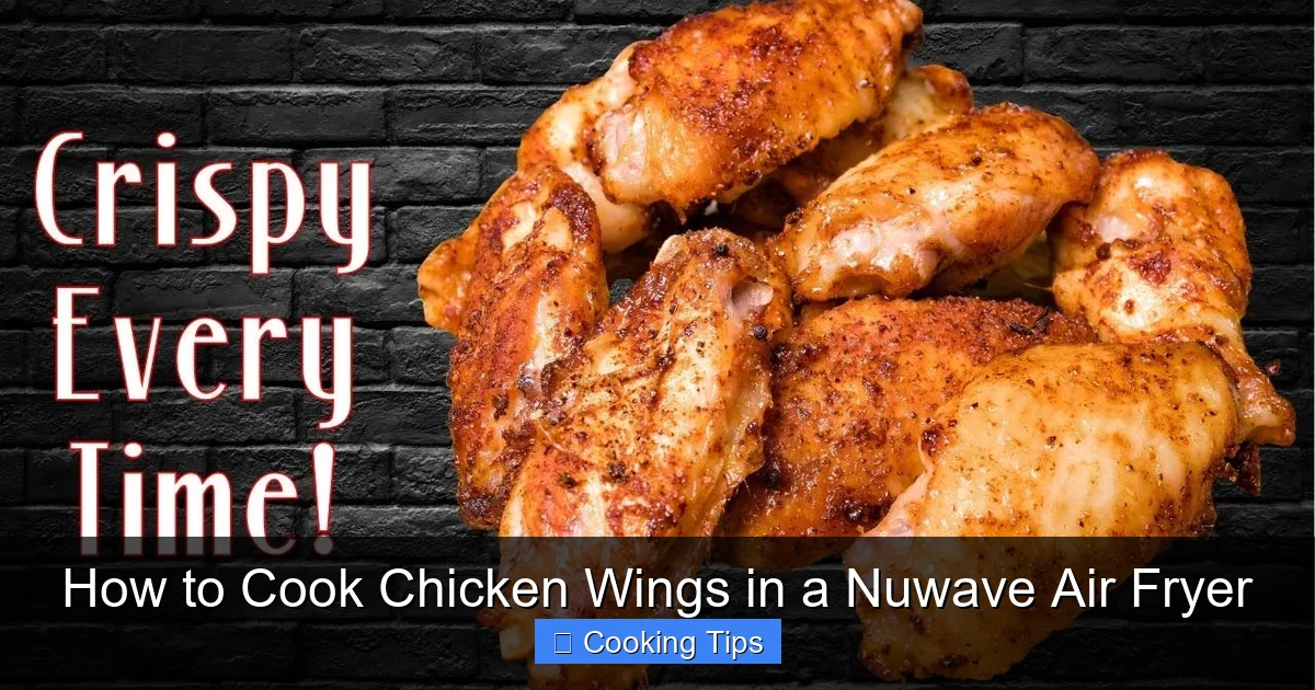 How to Cook Chicken Wings in a Nuwave Air Fryer