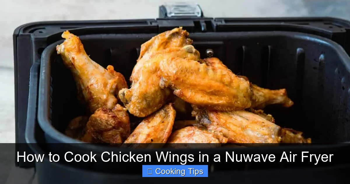 How to Cook Chicken Wings in a Nuwave Air Fryer