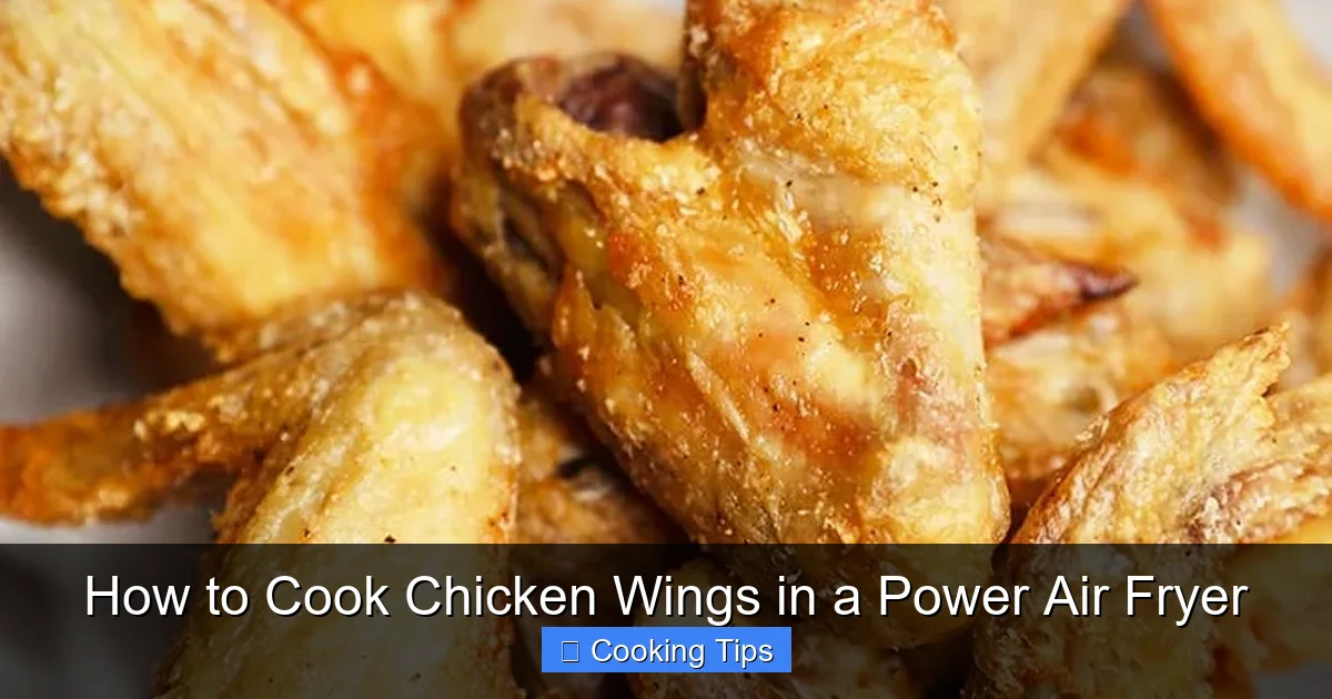 How to Cook Chicken Wings in a Power Air Fryer