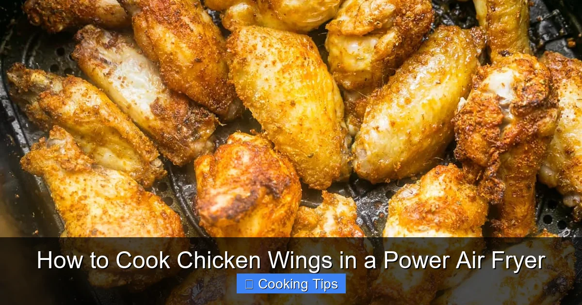 How to Cook Chicken Wings in a Power Air Fryer