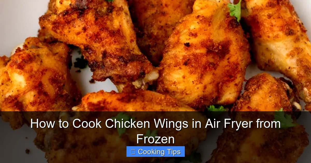 How to Cook Chicken Wings in Air Fryer from Frozen