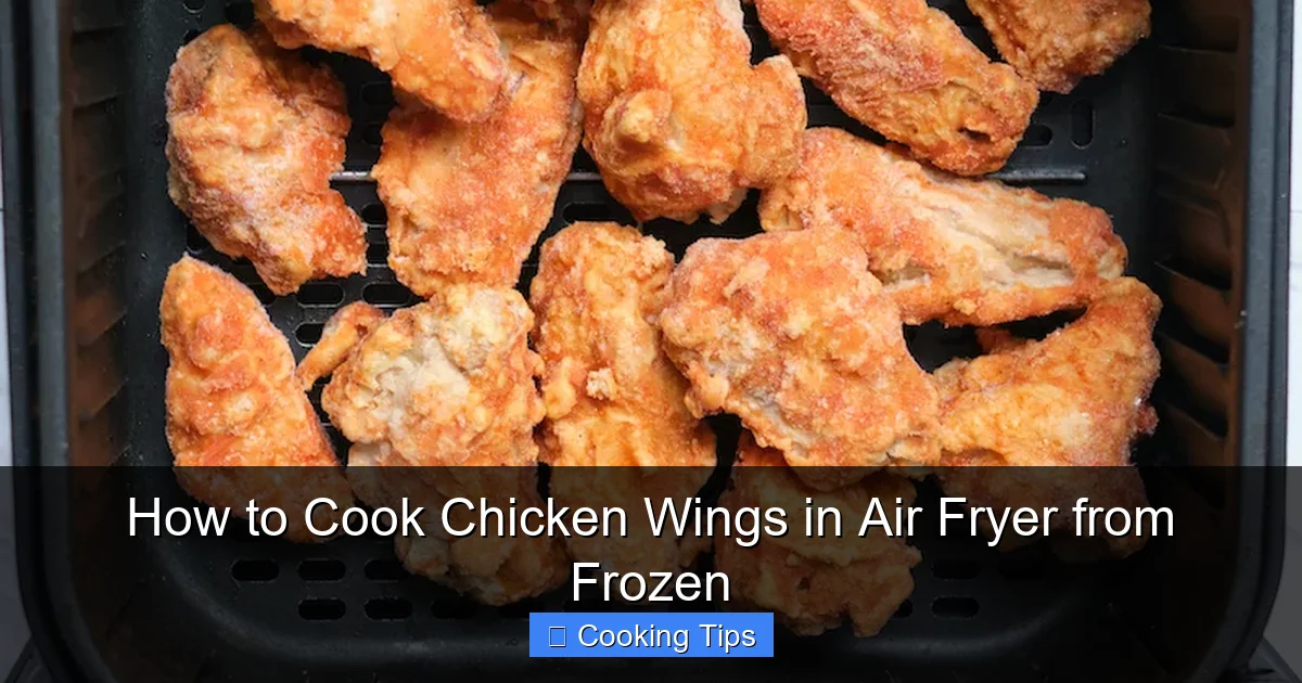 How to Cook Chicken Wings in Air Fryer from Frozen