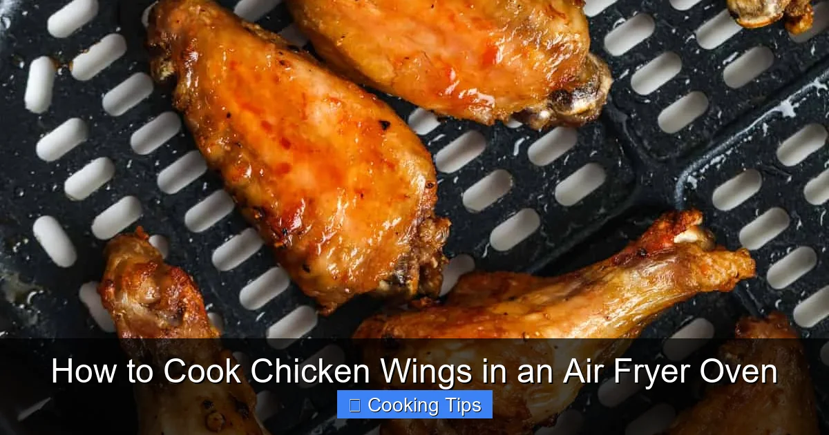 How to Cook Chicken Wings in an Air Fryer Oven