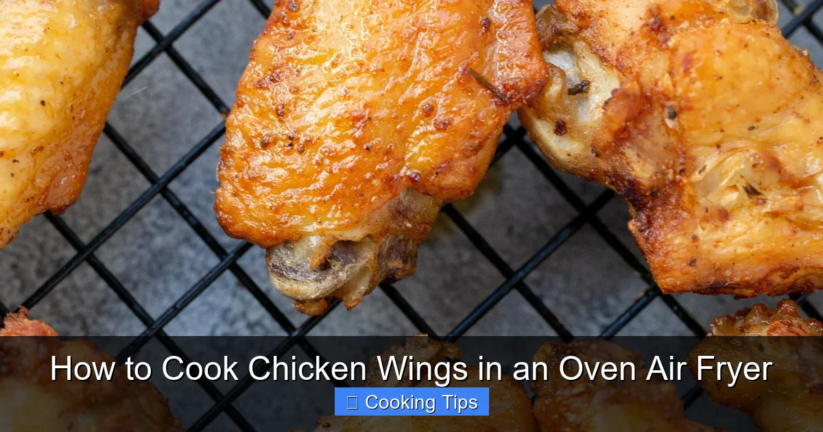 How to Cook Chicken Wings in an Oven Air Fryer