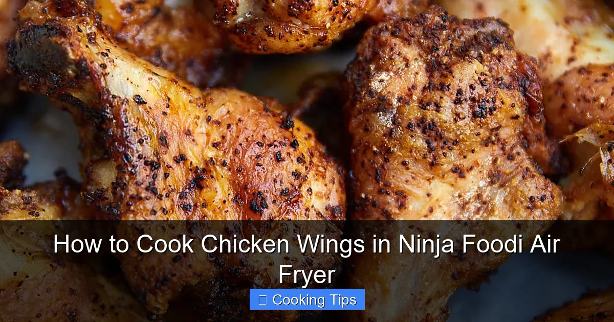 How to Cook Chicken Wings in Ninja Foodi Air Fryer