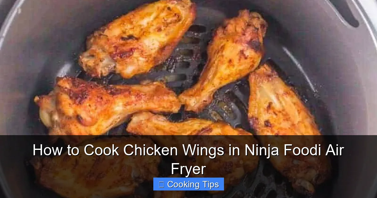 How to Cook Chicken Wings in Ninja Foodi Air Fryer