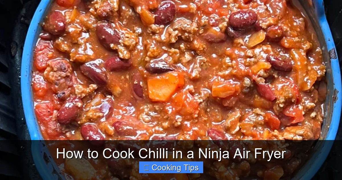 How to Cook Chilli in a Ninja Air Fryer