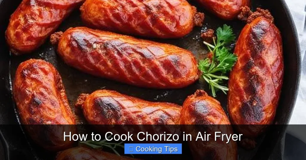 How to Cook Chorizo in Air Fryer