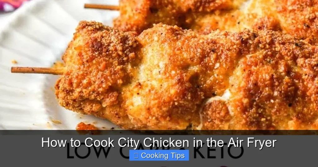 How to Cook City Chicken in the Air Fryer