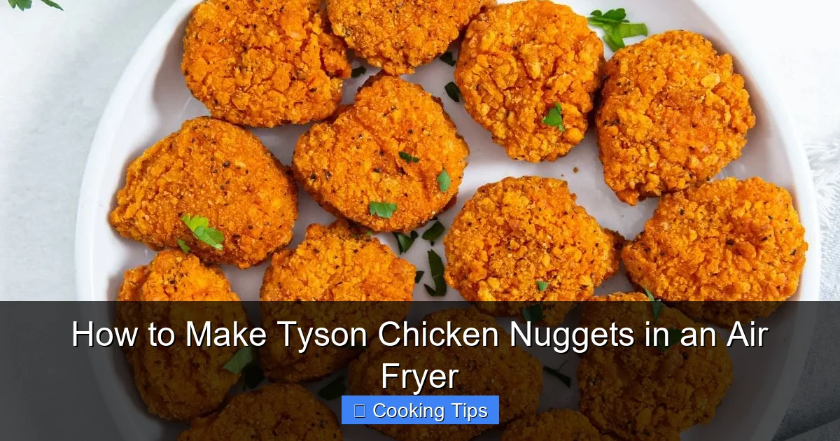 How to Make Tyson Chicken Nuggets in an Air Fryer
