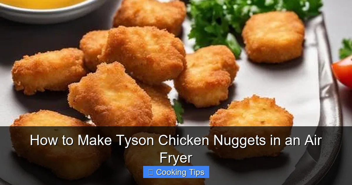 How to Make Tyson Chicken Nuggets in an Air Fryer