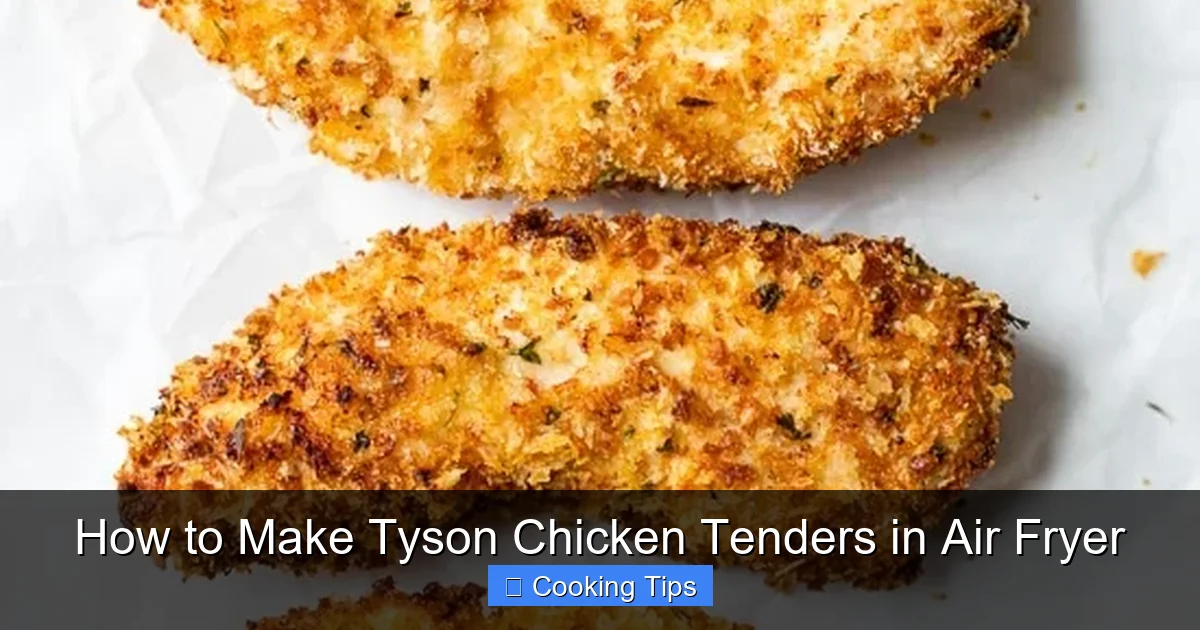 How to Make Tyson Chicken Tenders in Air Fryer