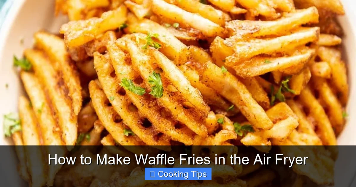 How to Make Waffle Fries in the Air Fryer