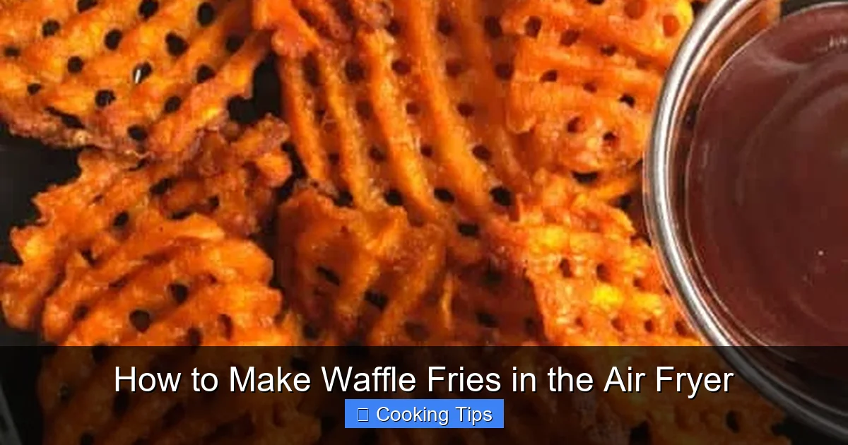 How to Make Waffle Fries in the Air Fryer
