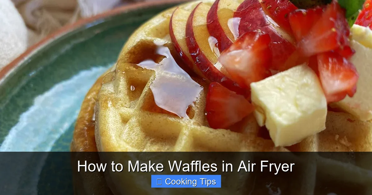 How to Make Waffles in Air Fryer
