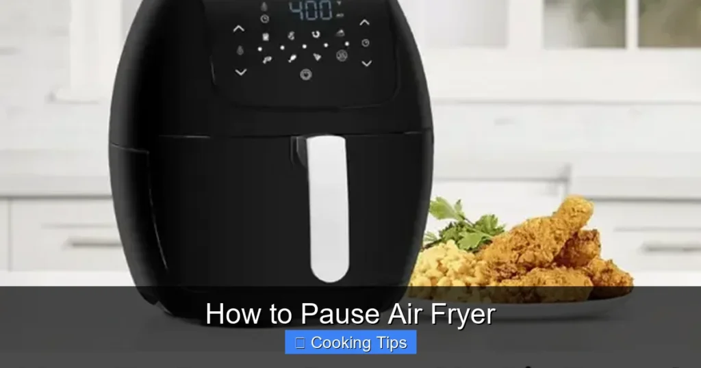 How to Pause Air Fryer