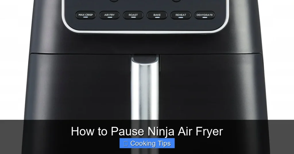 How to Pause Ninja Air Fryer