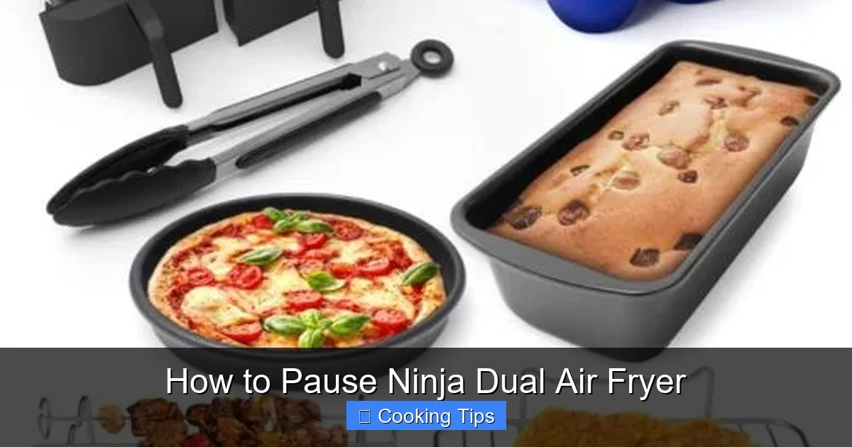 How to Pause Ninja Dual Air Fryer