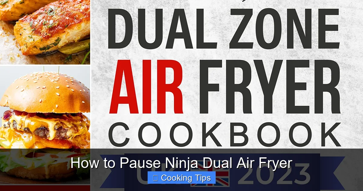 How to Pause Ninja Dual Air Fryer