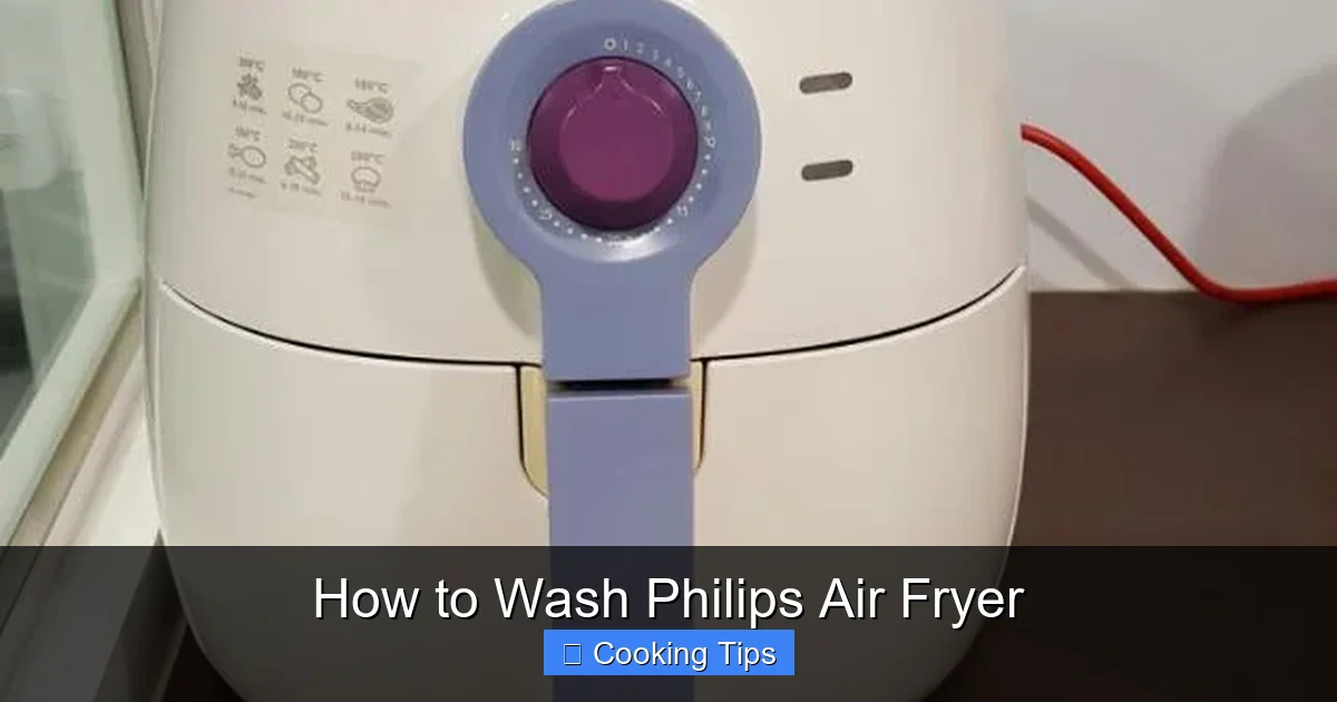 How to Wash Philips Air Fryer