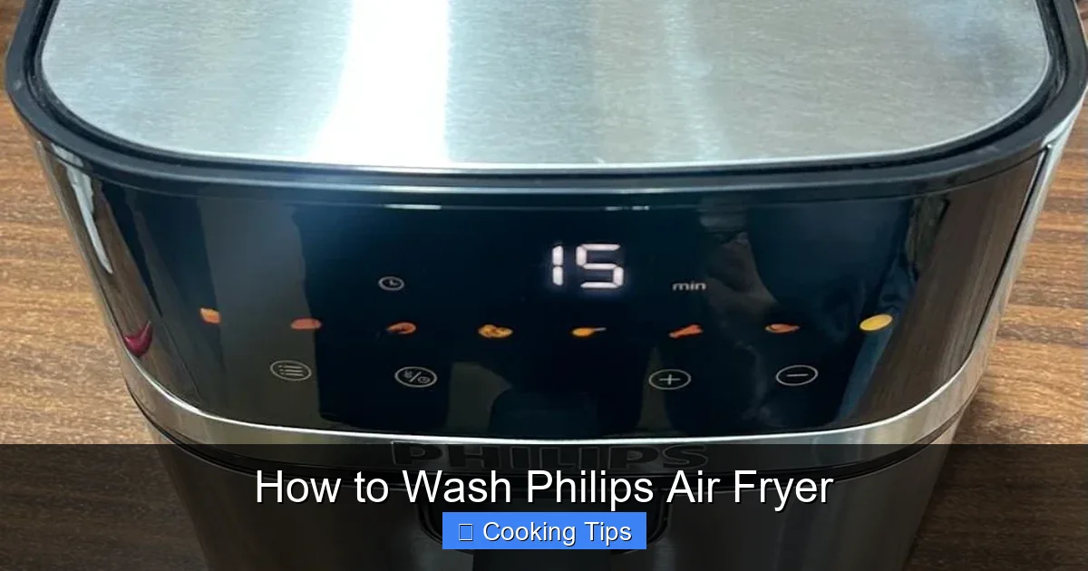 How to Wash Philips Air Fryer