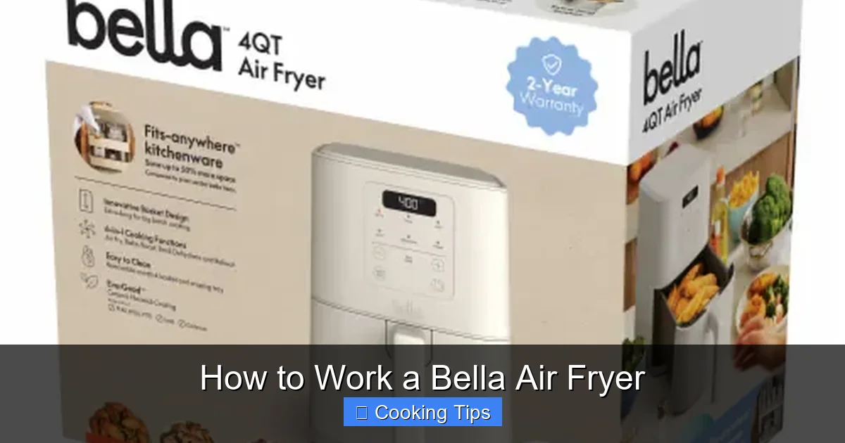How to Work a Bella Air Fryer