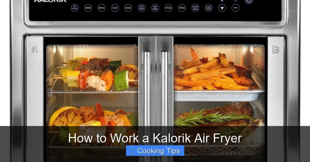 How to Work a Kalorik Air Fryer