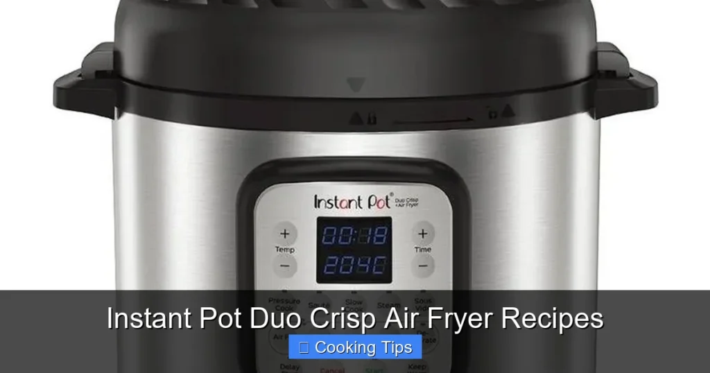 Instant Pot Duo Crisp Air Fryer Recipes