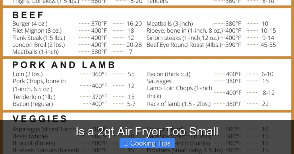 Is a 2qt Air Fryer Too Small