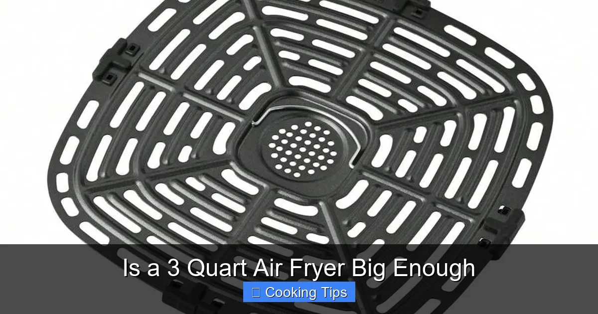 Is a 3 Quart Air Fryer Big Enough