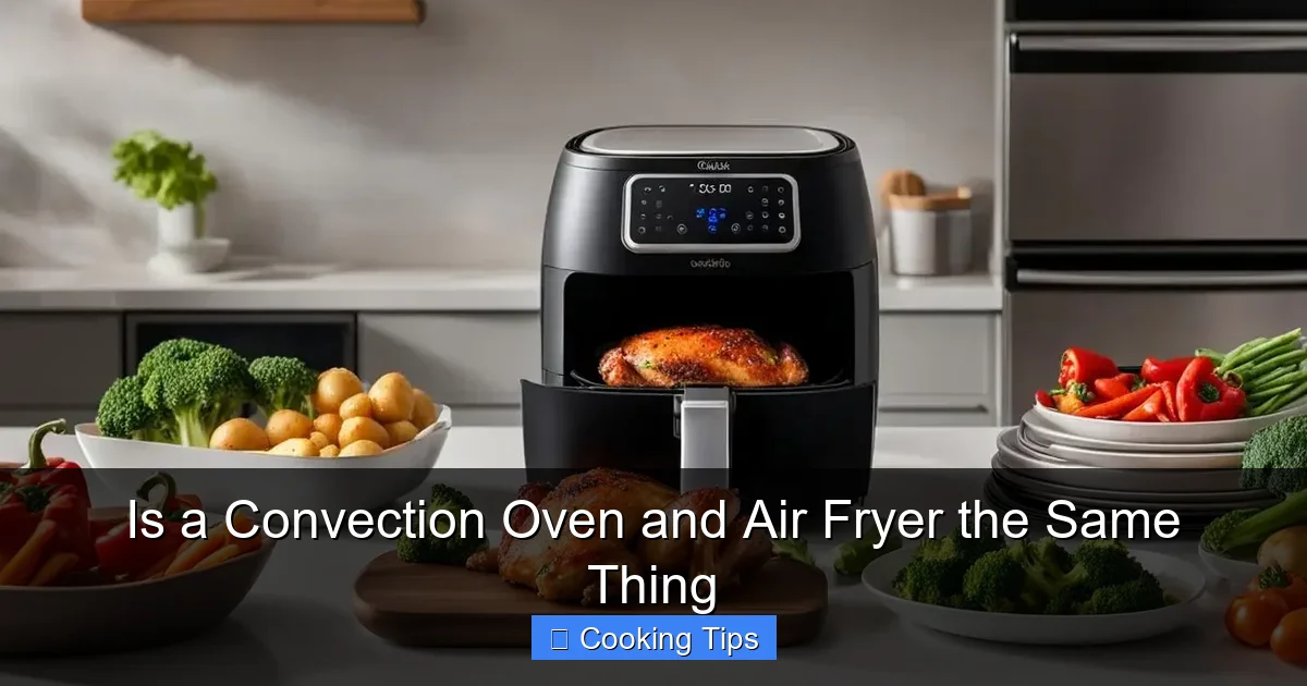 Is a Convection Oven and Air Fryer the Same Thing