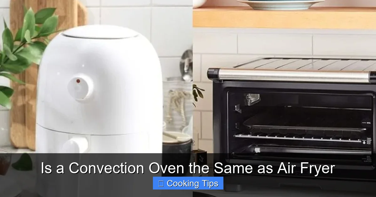 Is a Convection Oven the Same as Air Fryer