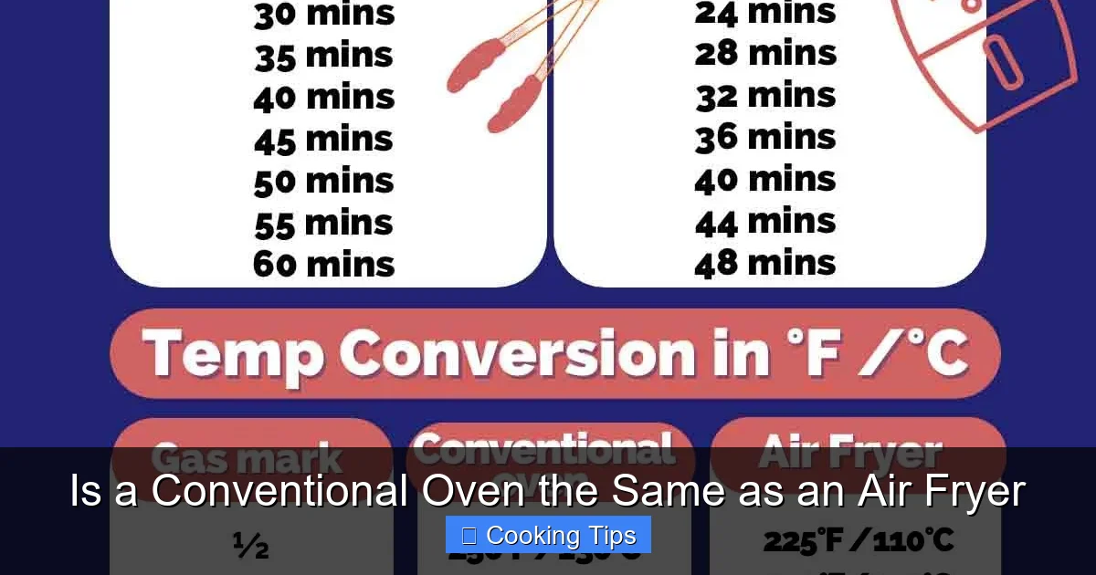 Is a Conventional Oven the Same as an Air Fryer