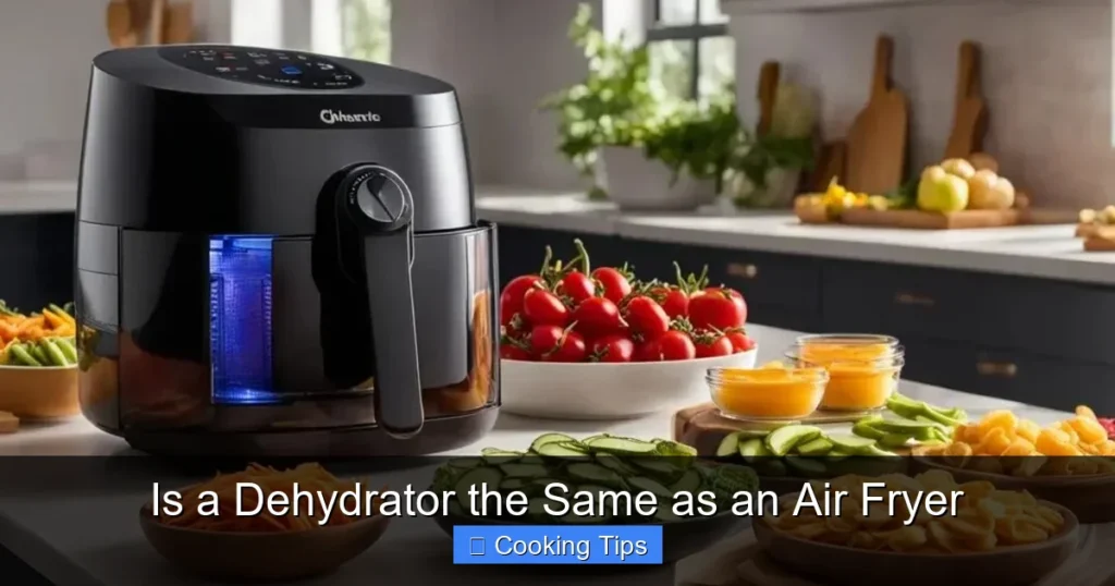 Is a Dehydrator the Same as an Air Fryer