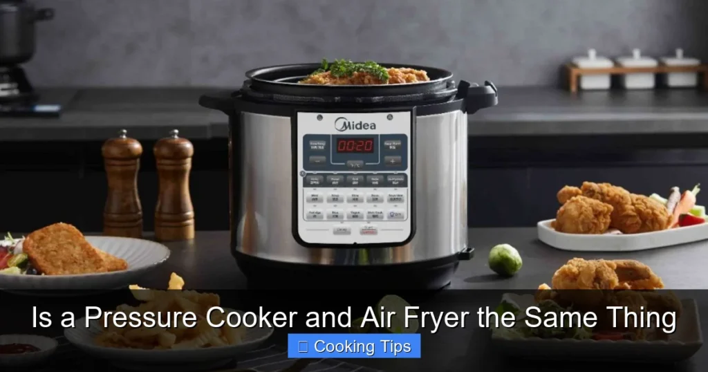 Is a Pressure Cooker and Air Fryer the Same Thing