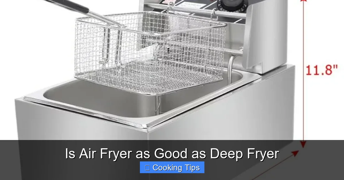 Is Air Fryer as Good as Deep Fryer