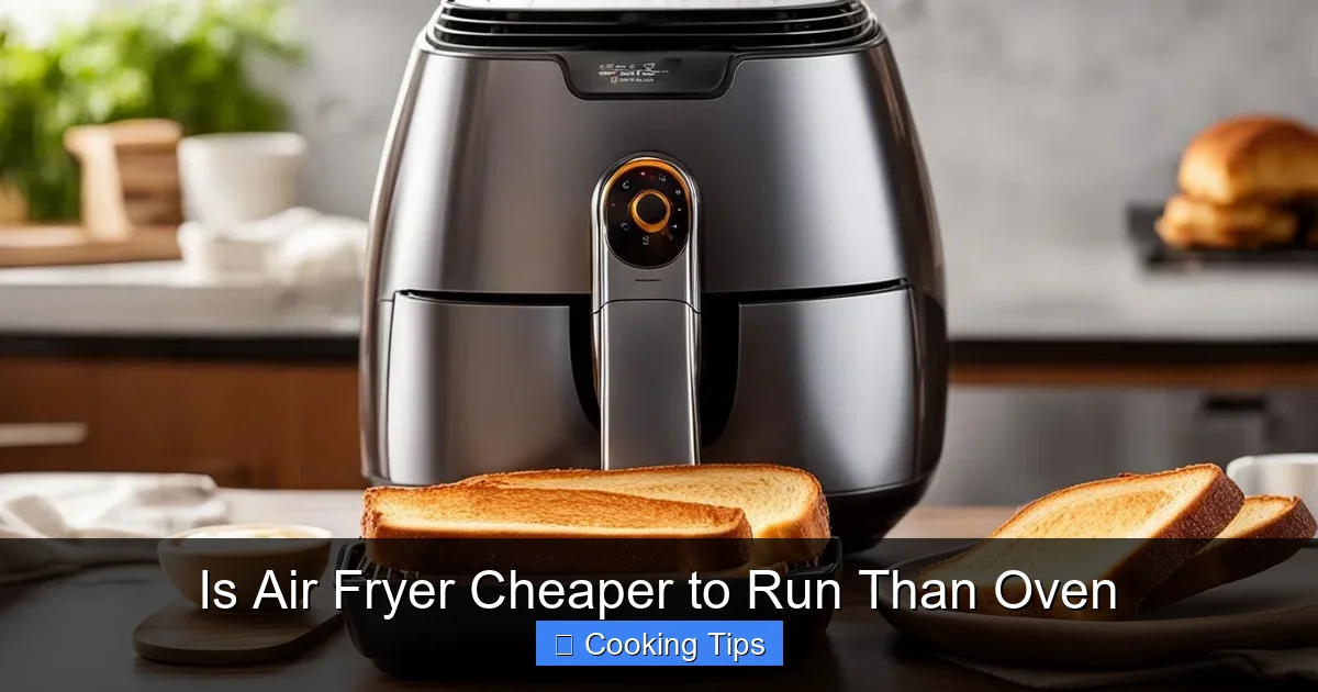 Is Air Fryer Cheaper to Run Than Oven