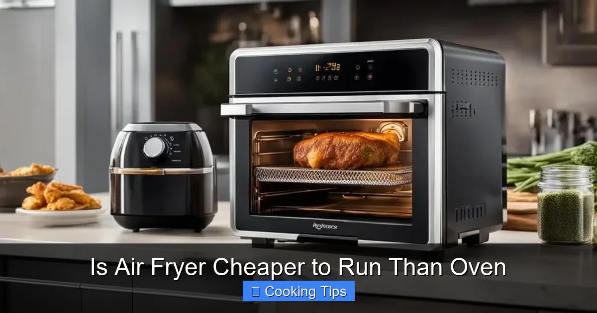 Is Air Fryer Cheaper to Run Than Oven