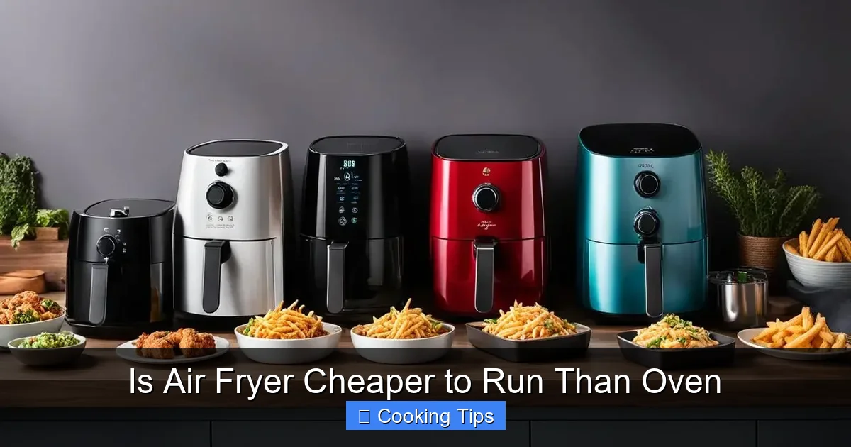 Is Air Fryer Cheaper to Run Than Oven