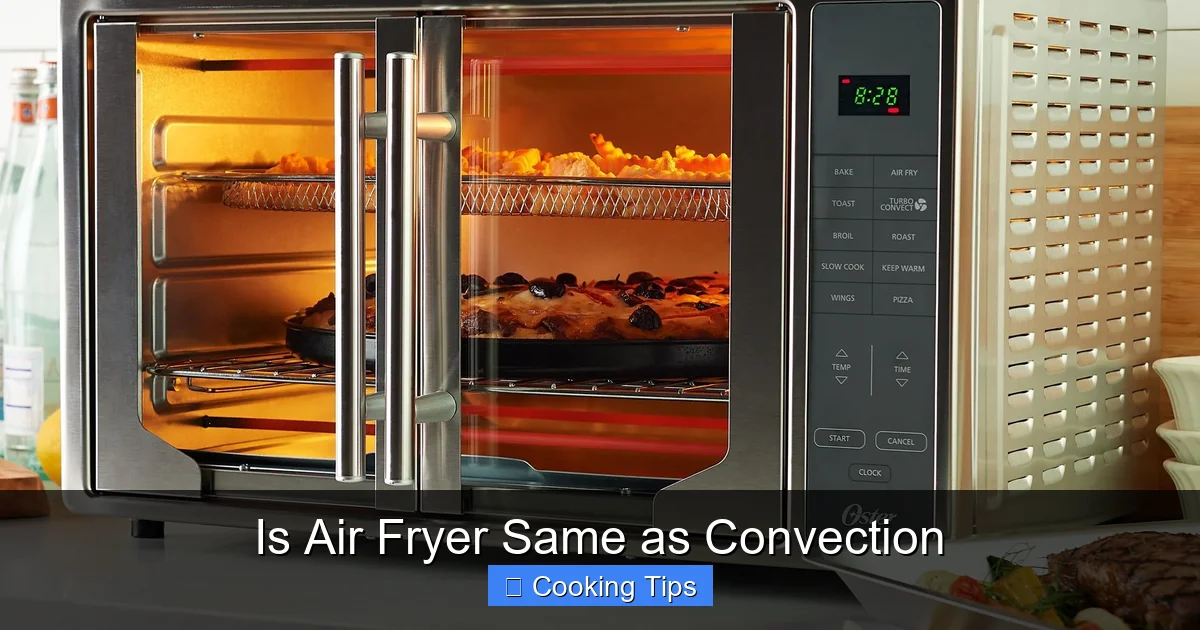 Is Air Fryer Same as Convection