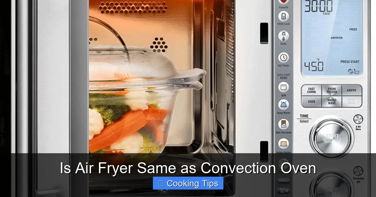Is Air Fryer Same as Convection Oven