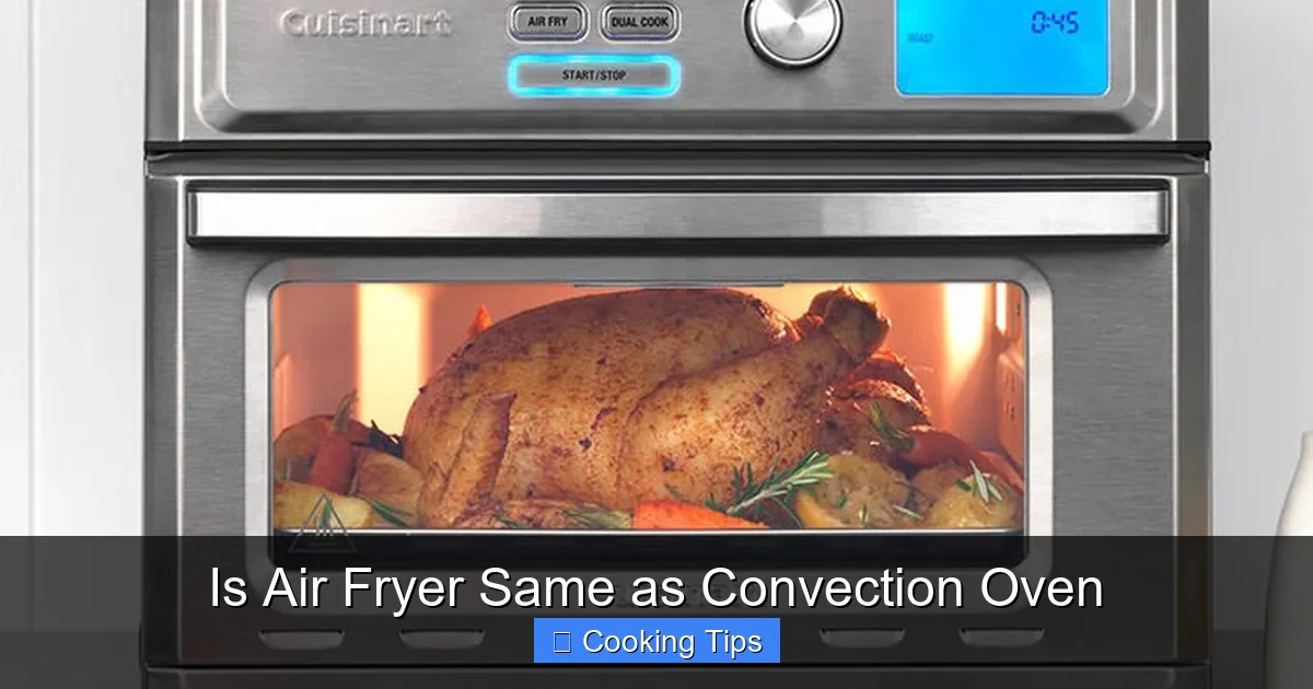 Is Air Fryer Same as Convection Oven