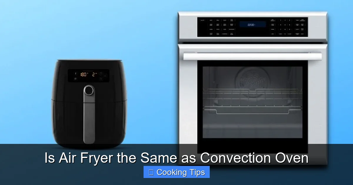 Is Air Fryer the Same as Convection Oven