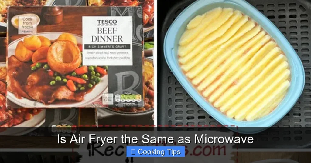Is Air Fryer the Same as Microwave