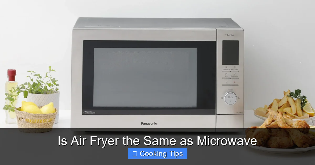 Is Air Fryer the Same as Microwave